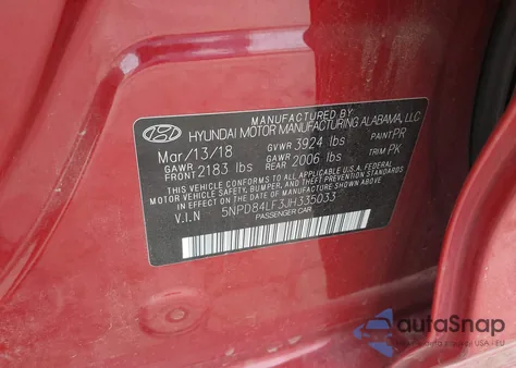 2018 Hyundai Elantra Value Edition из США, поврежденный, VIN 5NPD84LF3JH335033